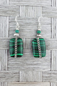 MALACHITE EARRINGS